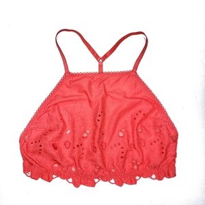 Free People June High Neck Floral Bralette